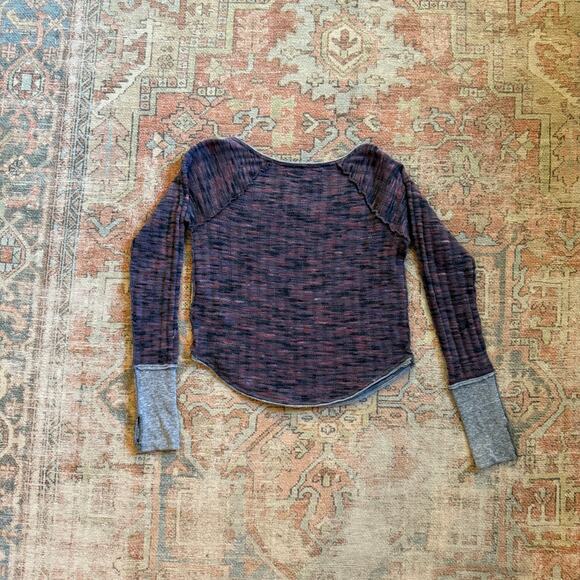 Free People Space Out Long Sleeve Knit Top  - xs - Picture 12 of 13
